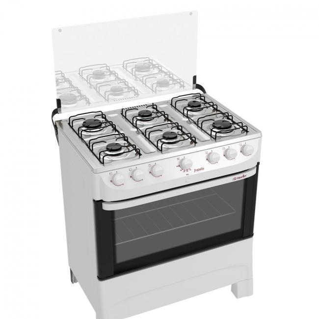 Fogão Mueller Fratello 6 Bocas - Branco