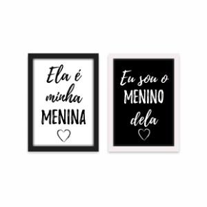 Kit 2 Quadros Los Quadros Casal