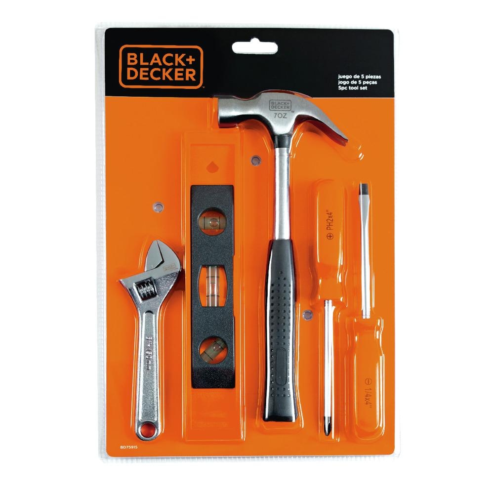 Kit de Ferramentas Black&Decker 5 peças 75915